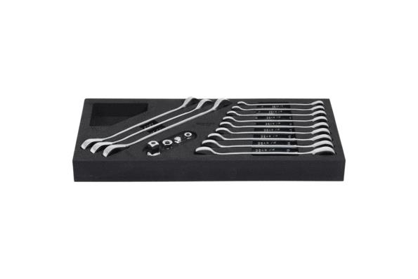 Kit de chaves de bocas de luneta com roquete KS TOOLS 815.1342 adequados para RENAULT, BMW, VW, MERCEDES-BENZ, PEUGEOT barato
