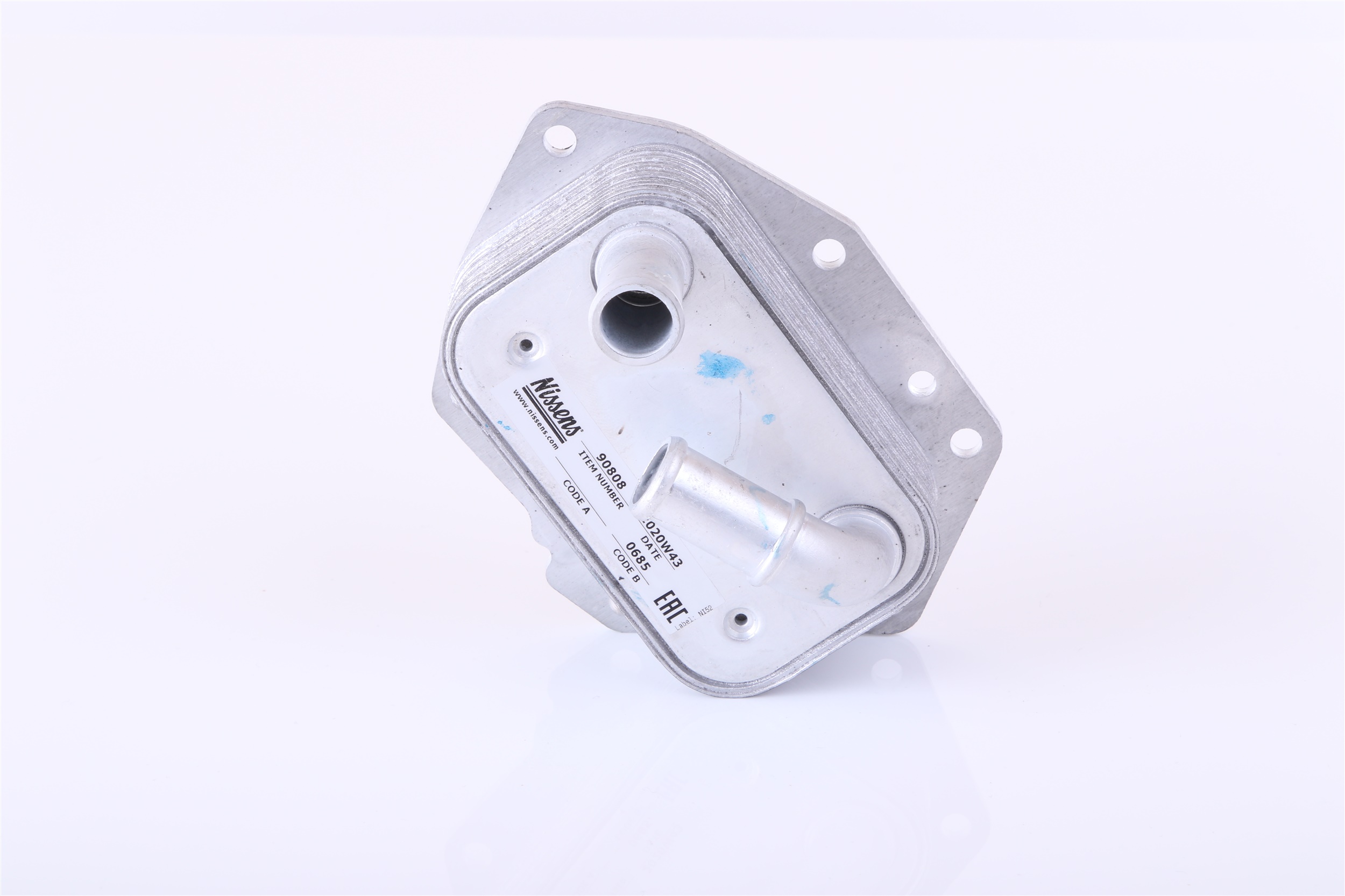 Kit de enfriador de aceite Mitsubishi COLT 2010 90808 NISSENS