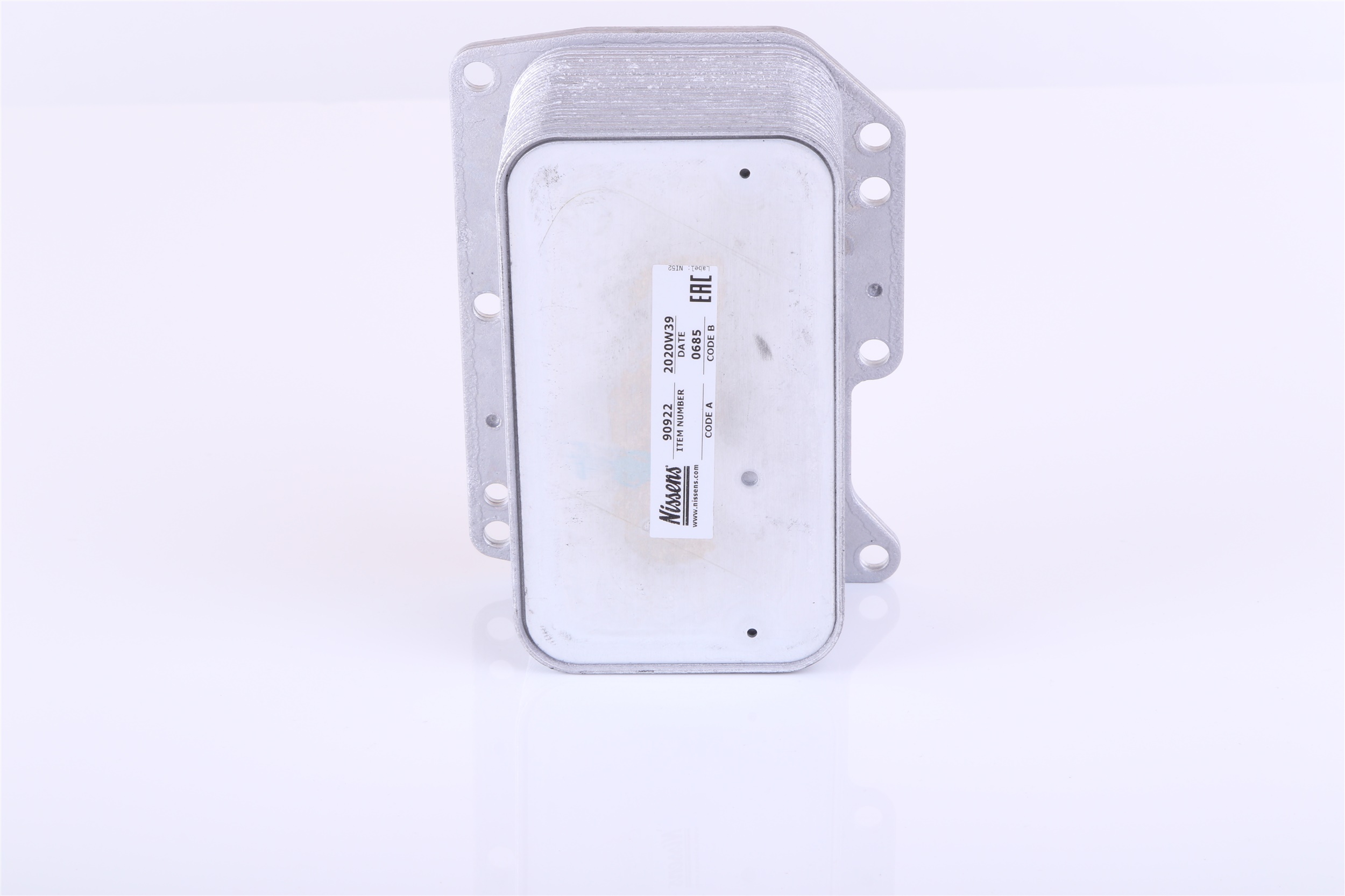 NISSENS 90922 Oliekøler Opel Movano B Bus 2.3 CDTI FWD (JV) Diesel 125 HK 2026 pris