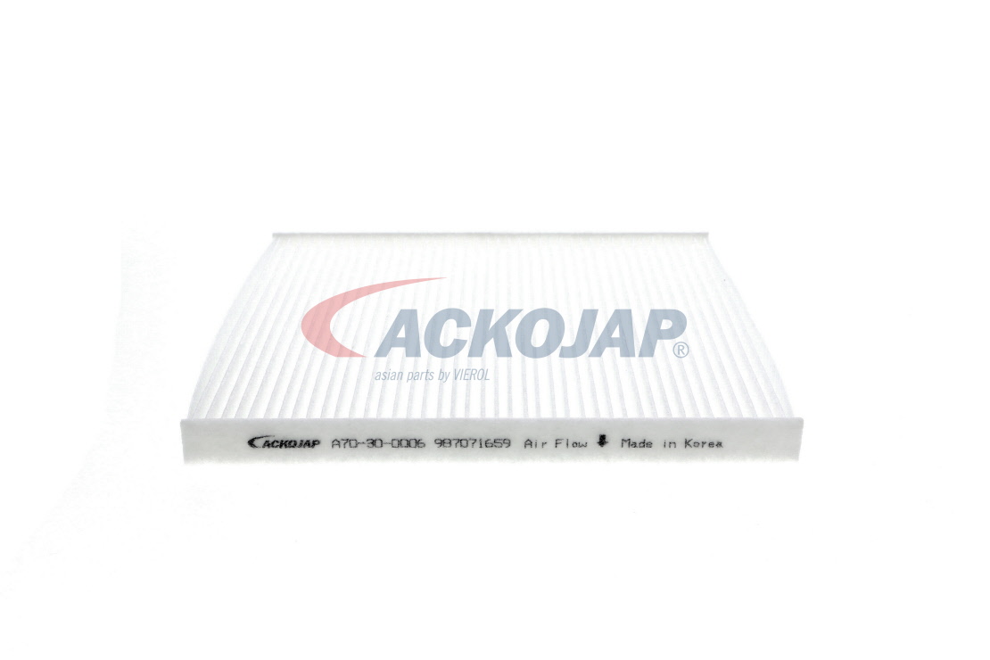8713906030 OE ACKOJA Filtre d'habitacle A70-30-0006