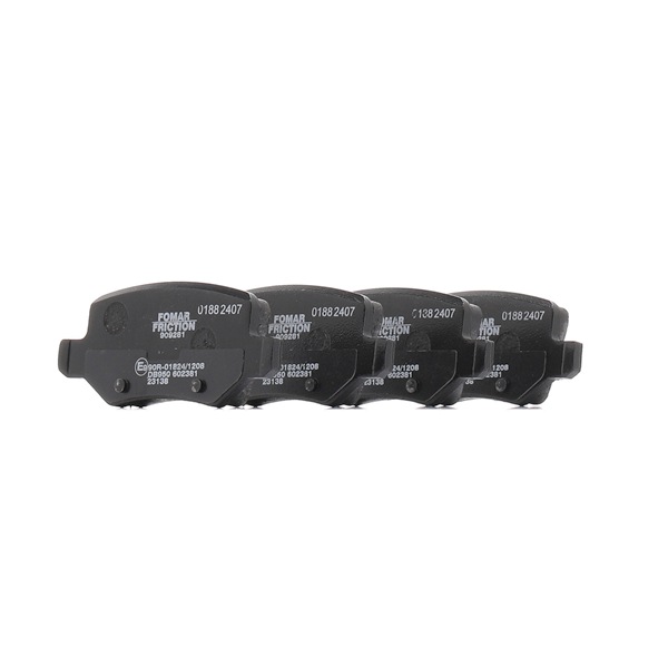 FOMAR Friction FO 909281 Тормозные колодки дисковые Mercedes W169 A 160 1.5 (169.031, 169.331) бензин 95 л.с. 2009