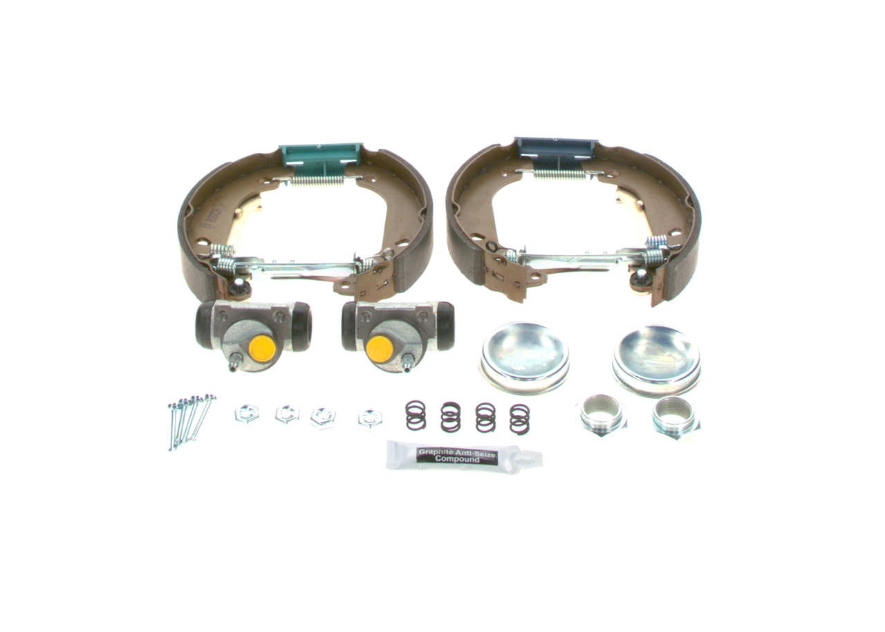 BOSCH 0 204 114 039 Stabdžių rinkinys, būgniniai stabdžiai PEUGEOT 306 Break (7E, N3, N5) 1.8 D dyzelinas 60 AG 2000