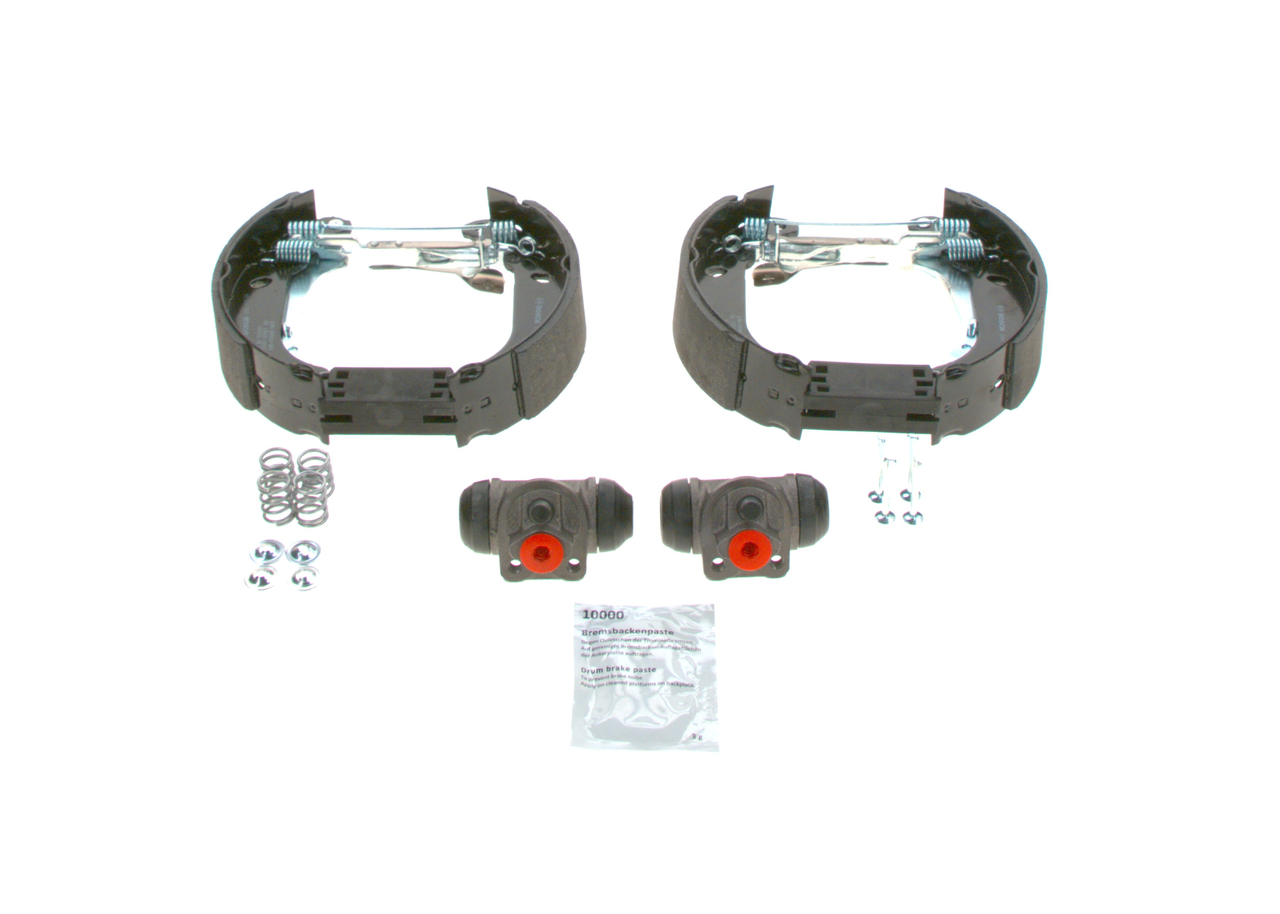 BOSCH 0 204 114 073 Trommelbremsen Set Renault Clio Mk2 1.4 16V (B/CB0P, BB13) Benzin 98 PS 2000