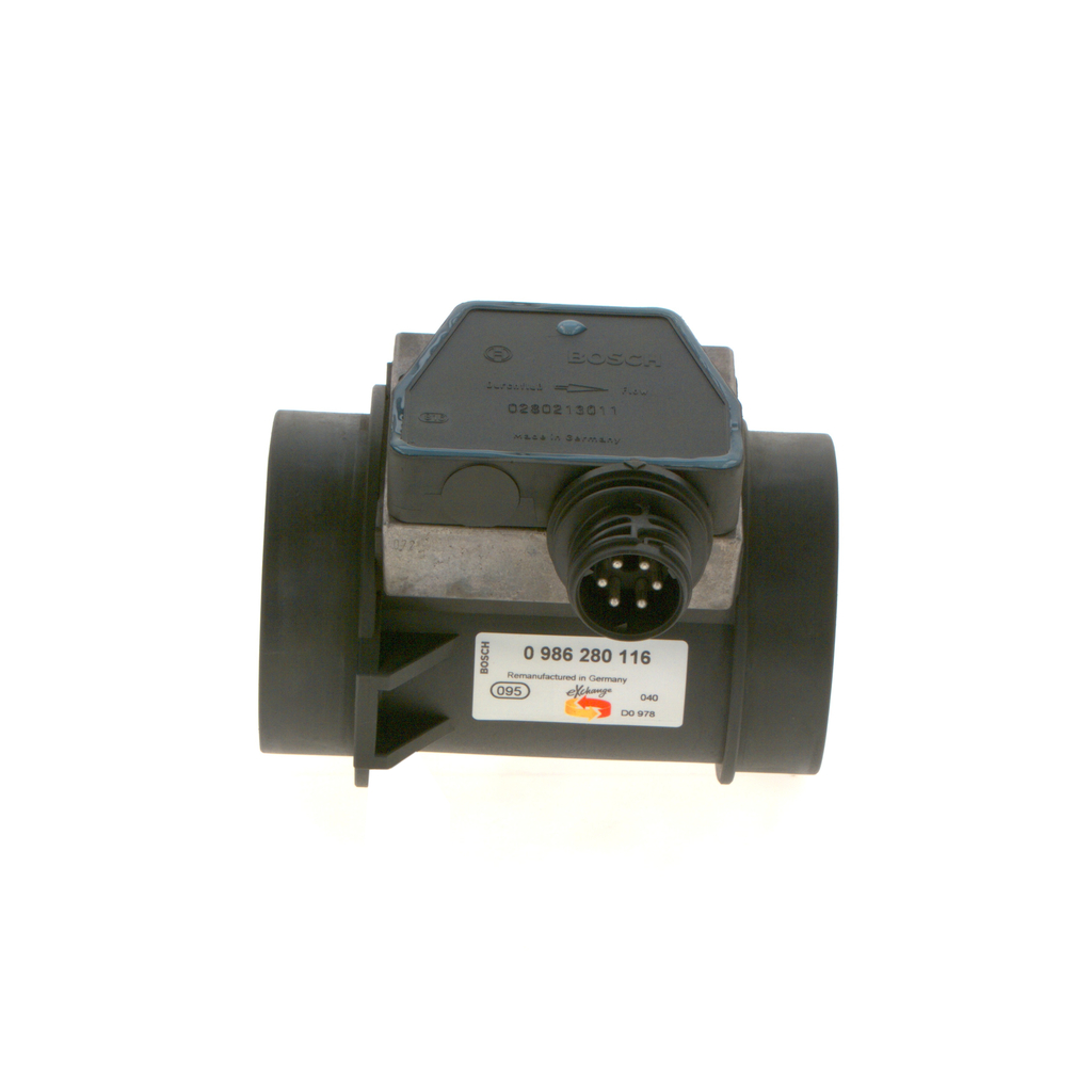 Mass air flow sensor BOSCH 0 986 280 116 suitable for BMW at cheap price