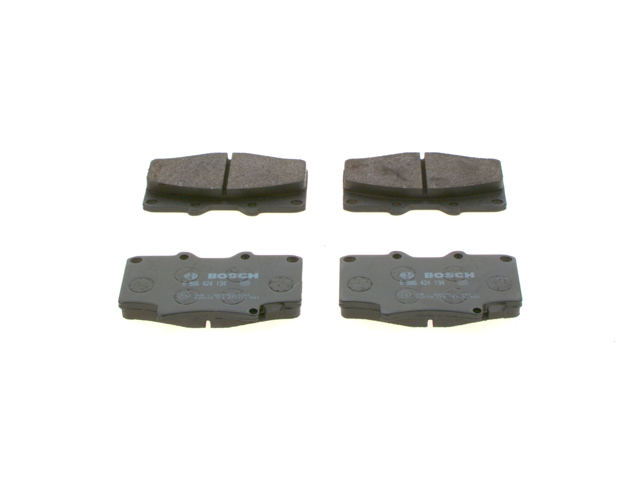 BOSCH Plaquettes de frein 0 986 424 134