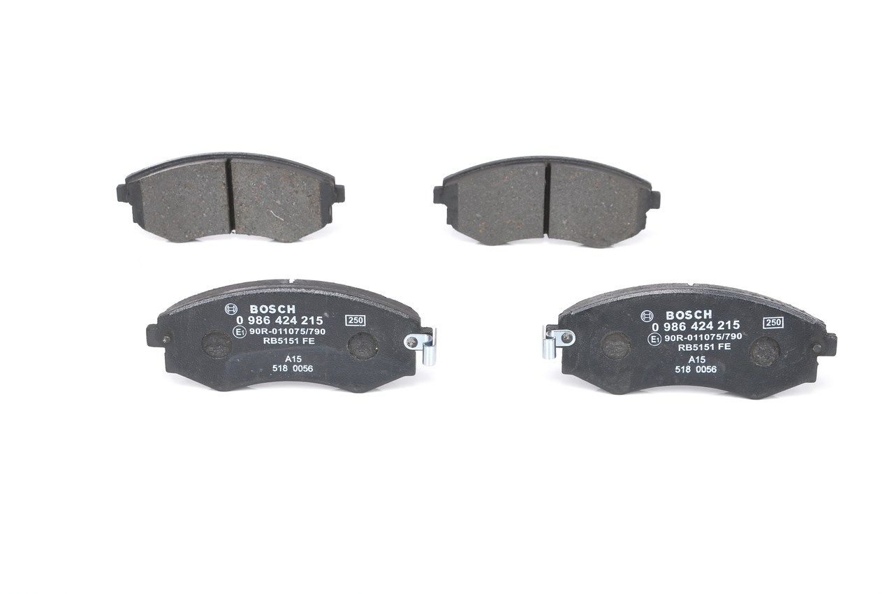 BOSCH Pastilhas de travão 0 986 424 215