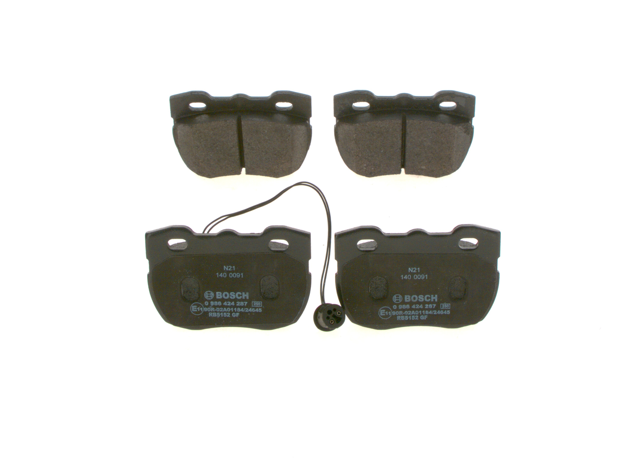 BOSCH Juego de pastillas de freno 0 986 424 287