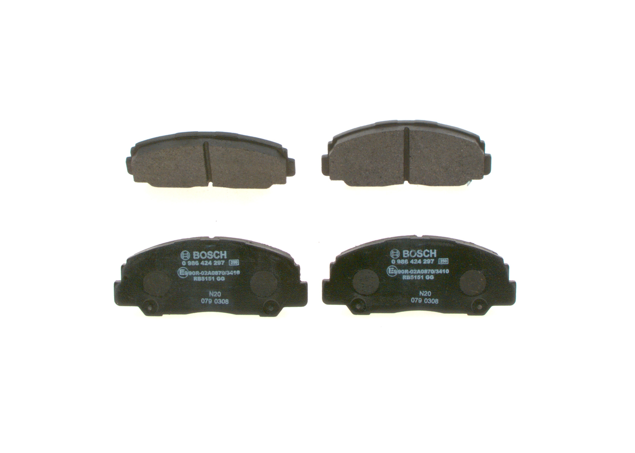 Acheter BOSCH Plaquettes de frein 0 986 424 297