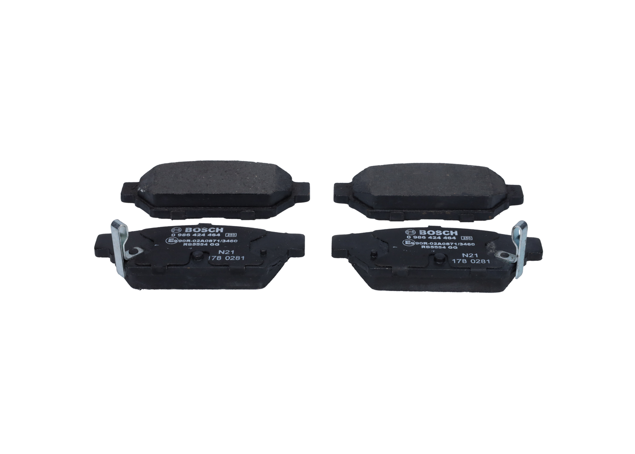 Acheter BOSCH Plaquettes de frein 0 986 424 464