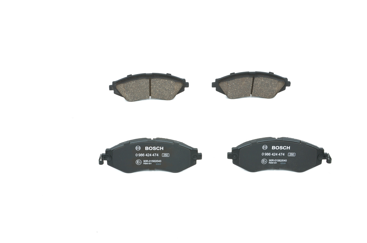 BOSCH 0 986 424 474 Pastillas de freno DAEWOO EVANDA traseras y delanteras