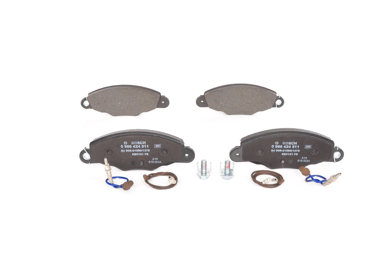 BOSCH Bremsbeläge 0 986 424 511