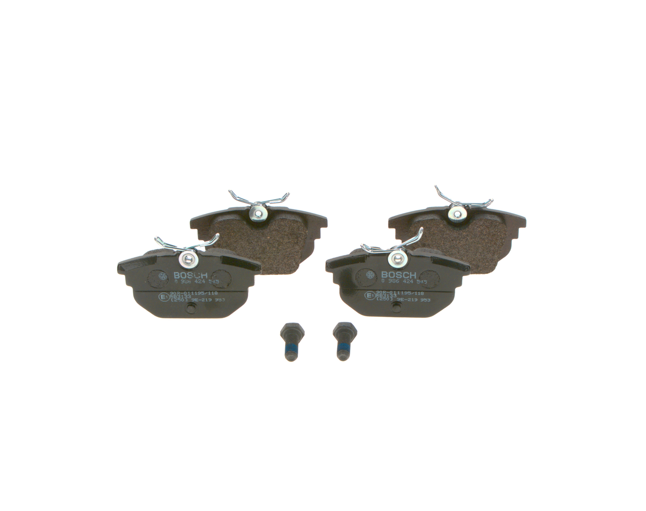 BOSCH Jarrupalat, levyjarru 0 986 424 545