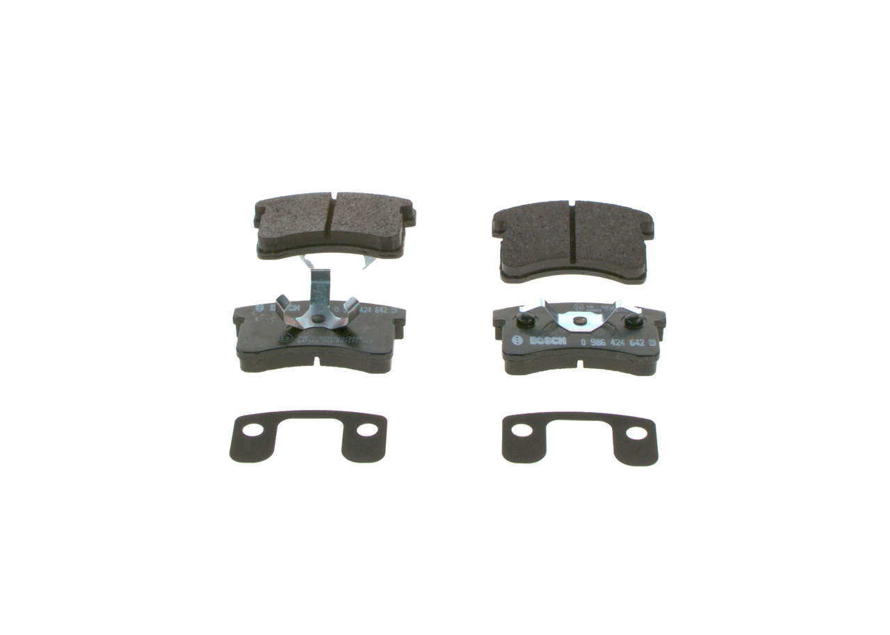 BOSCH 0 986 424 642 Disc pads Daihatsu Move L6 0.7 Petrol 52 hp 1996 price