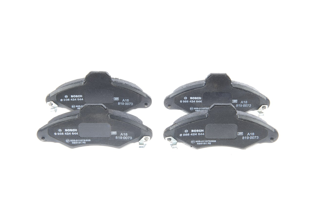 Acheter BOSCH Plaquettes de frein 0 986 424 644