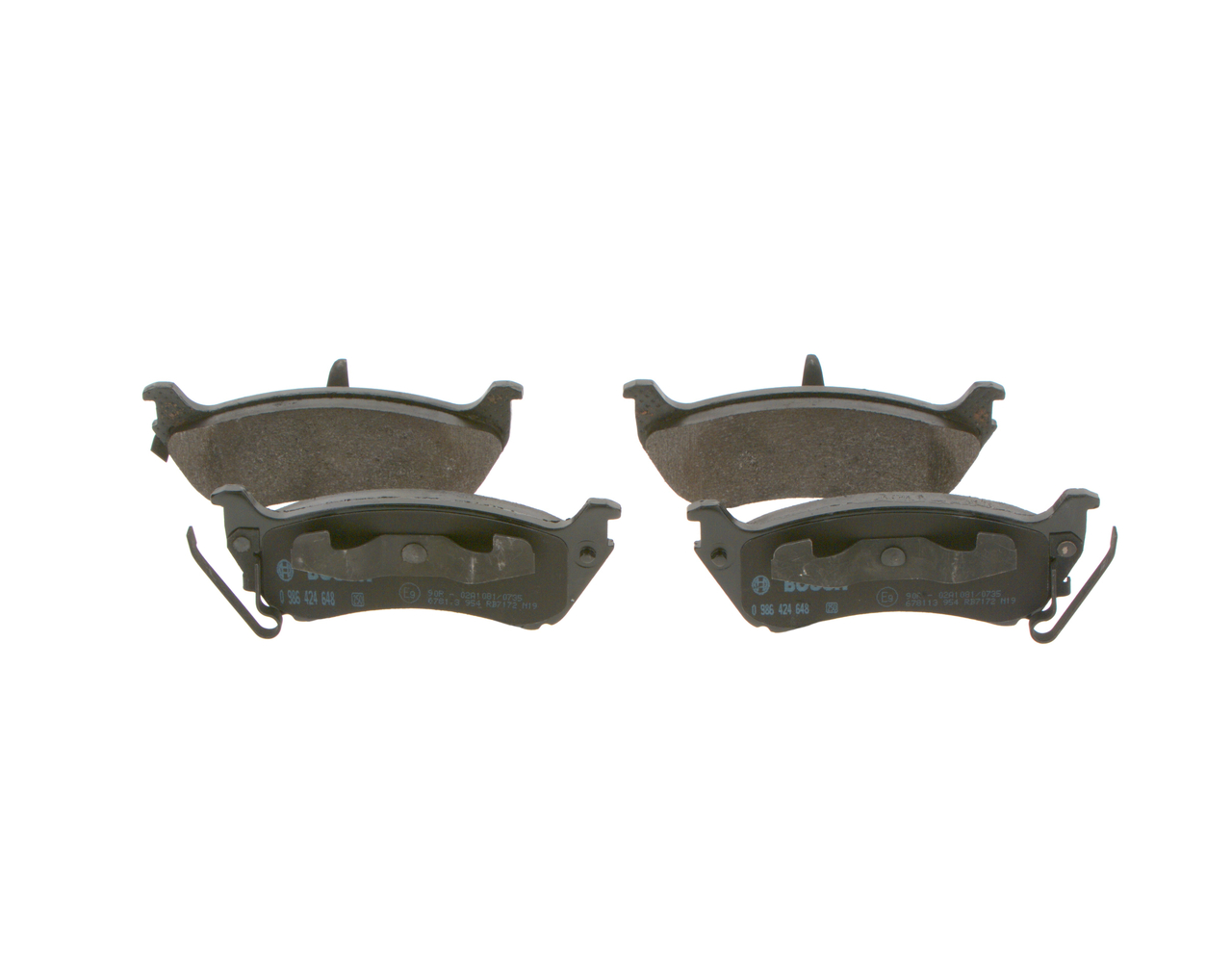 BOSCH Bremsbeläge 0 986 424 648