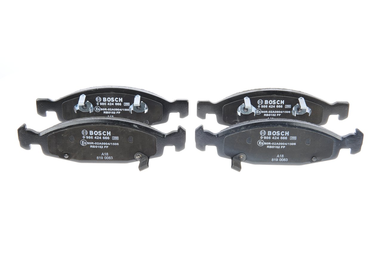 BOSCH Jarrupalat, levyjarru 0 986 424 666