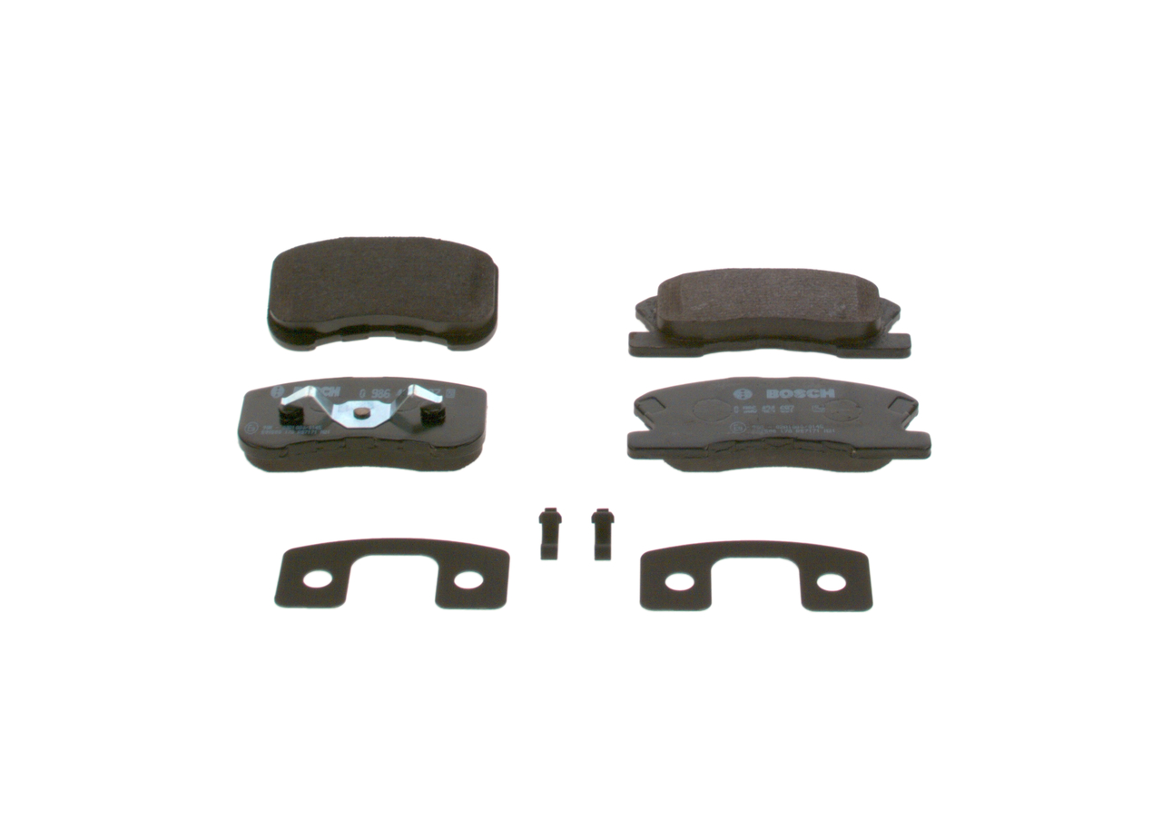 Acheter BOSCH Plaquettes de frein 0 986 424 697