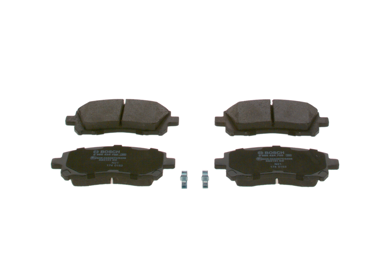 originalni Subaru FORESTER BOSCH Zavorna obloga 0 986 424 700