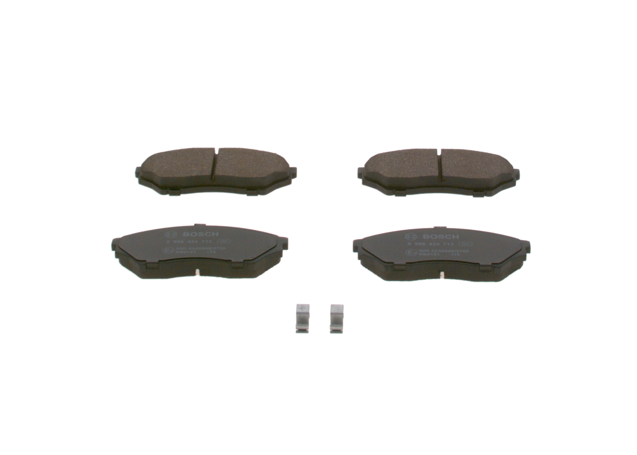 0 986 424 713 BOSCH Pastillas de freno MITSUBISHI GALANT