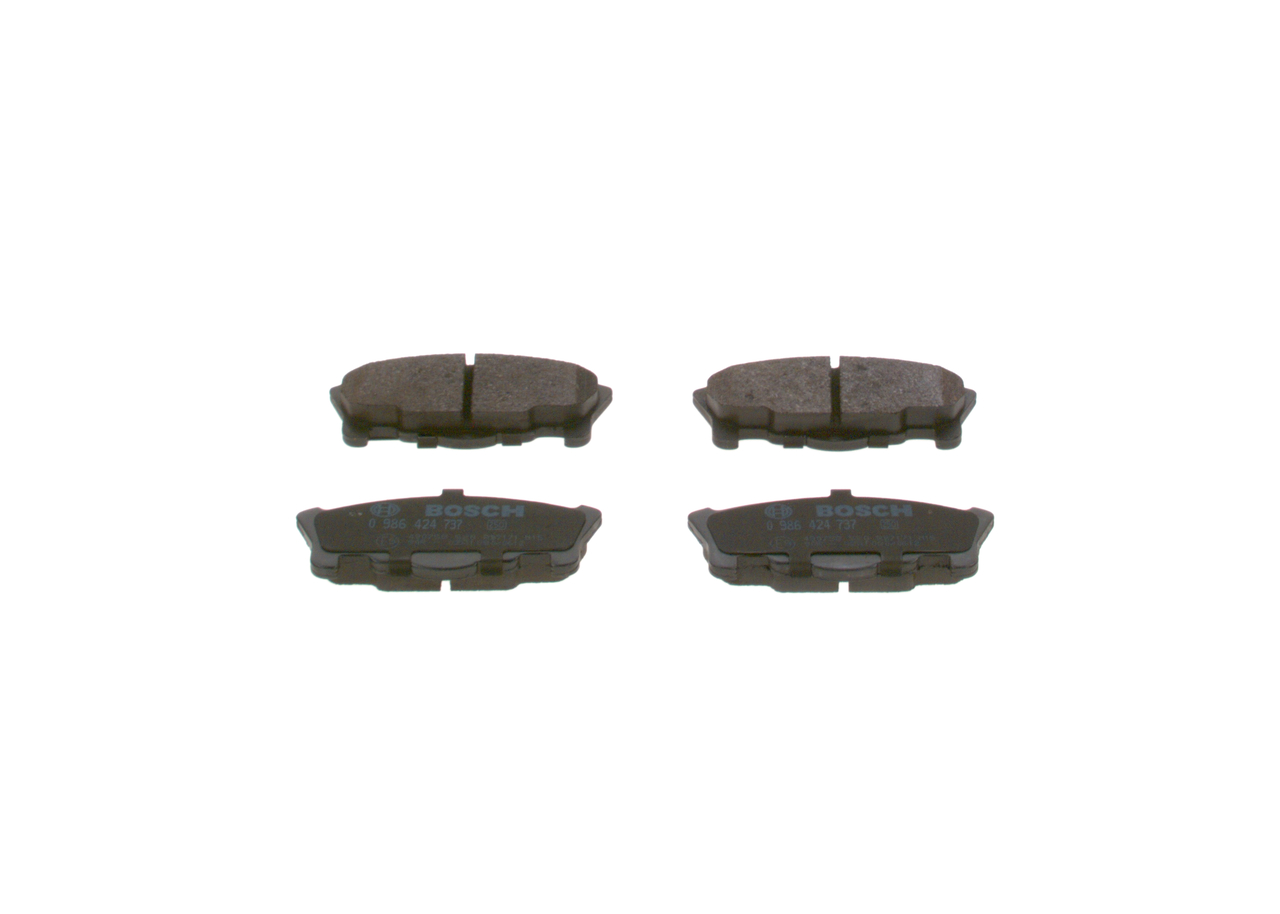 BOSCH 0 986 424 737 Pastillas de freno DAIHATSU MOVE (L6_) 0.8 (L601) Gasolina 42 cv 1999 precio