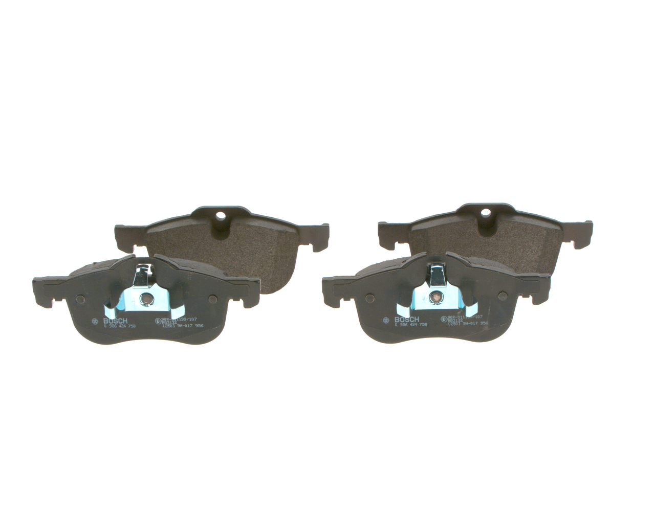 BOSCH Plaquettes de frein 0 986 424 758