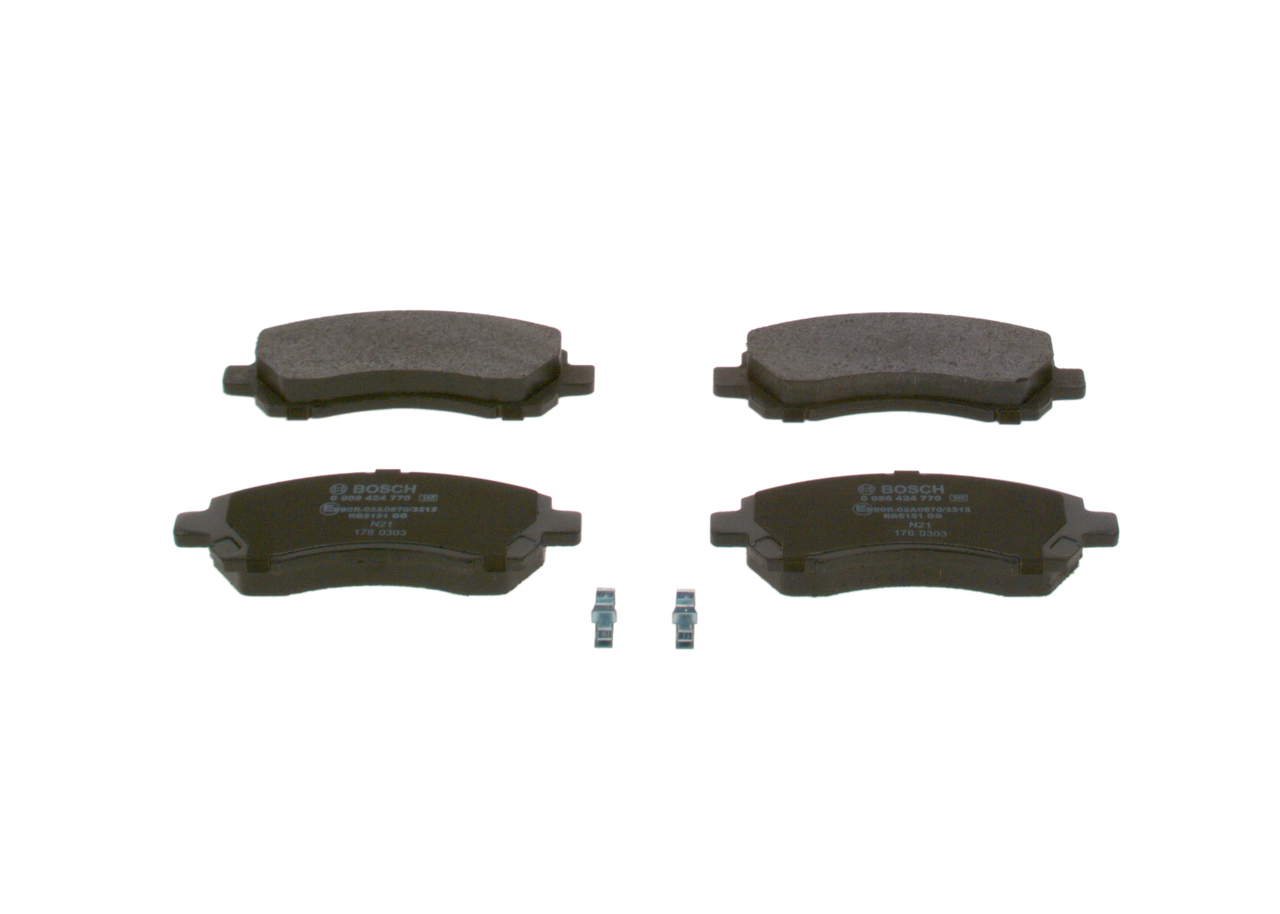BOSCH Kit pastiglie freni 0 986 424 770