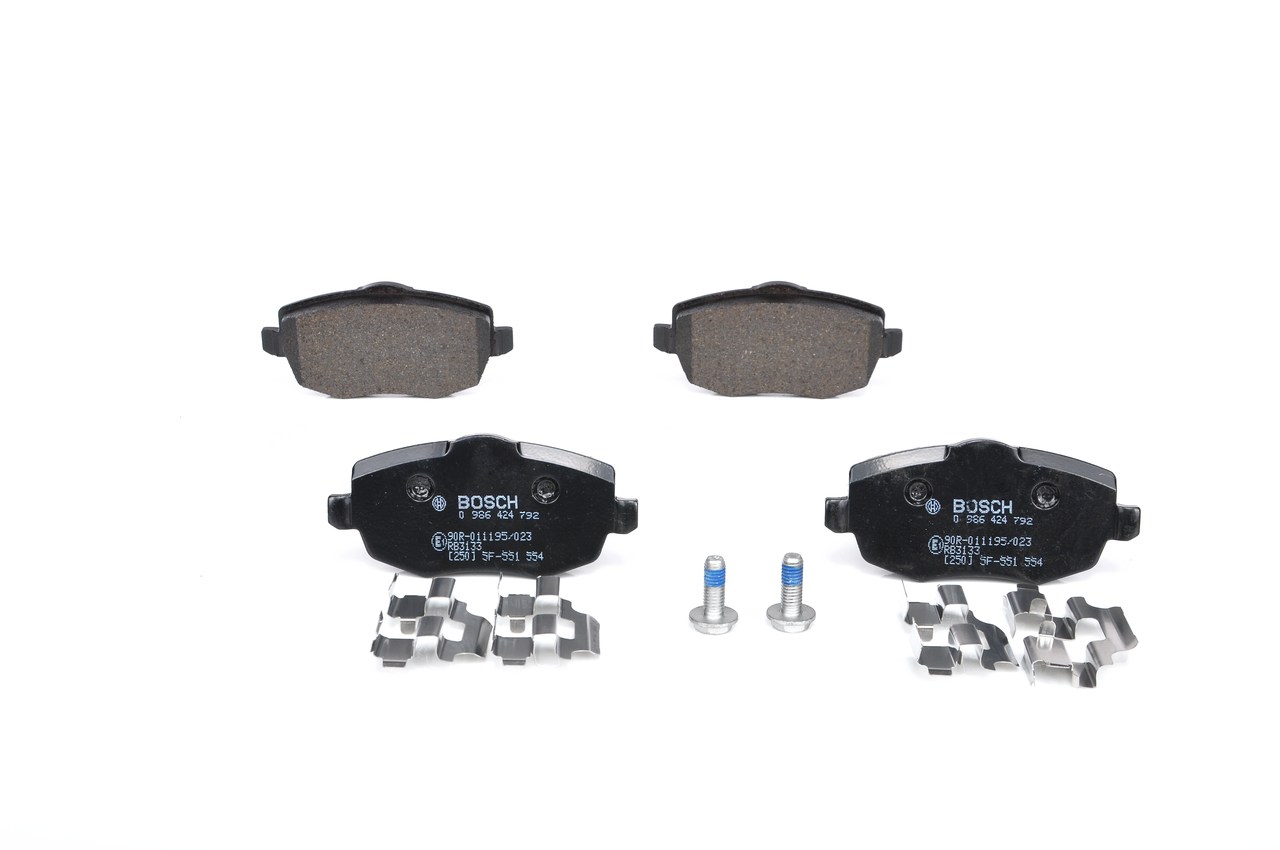 BOSCH Pastilhas de travão 0 986 424 792