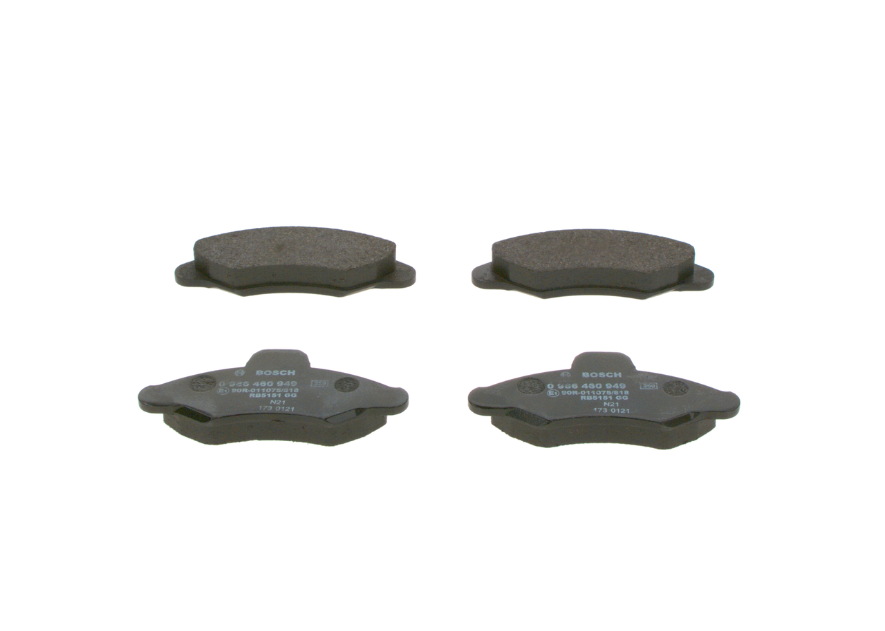 Acheter BOSCH Plaquettes de frein 0 986 460 949