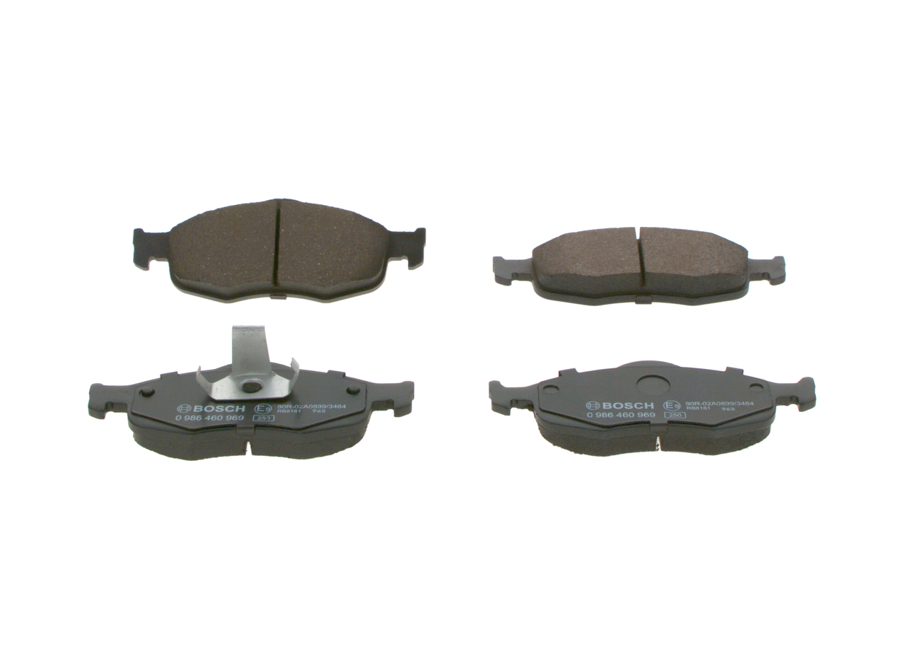 Acheter BOSCH Plaquettes de frein 0 986 460 969