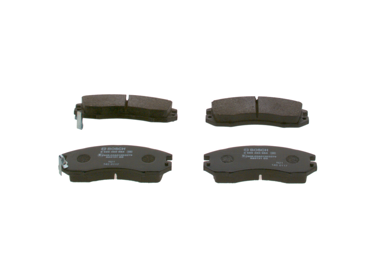 originalni Subaru FORESTER BOSCH Zavorne obloge 0 986 460 984