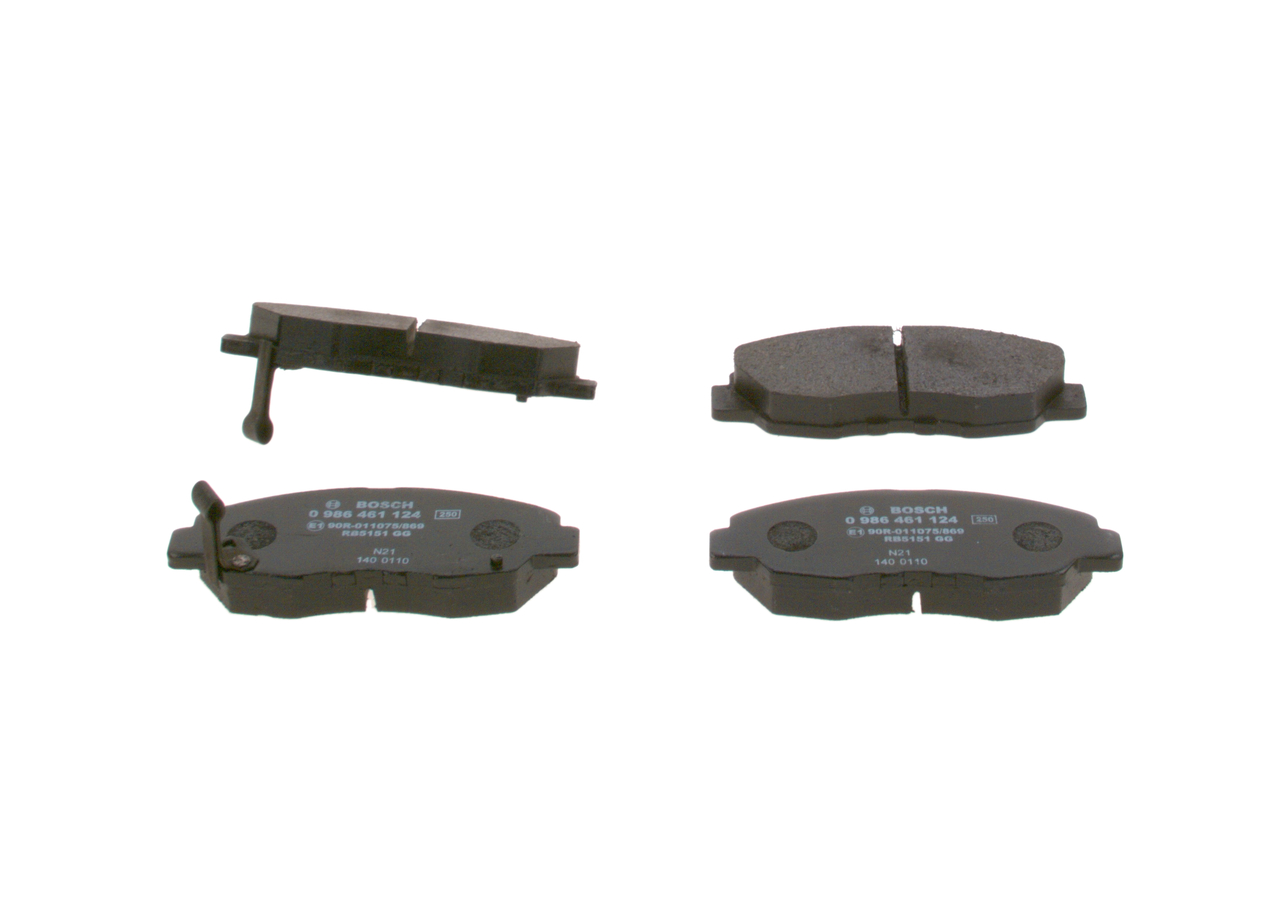 Acheter BOSCH Plaquettes de frein 0 986 461 124