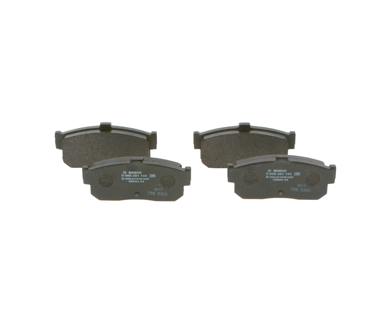 BOSCH Juego de pastillas de freno 0 986 461 144