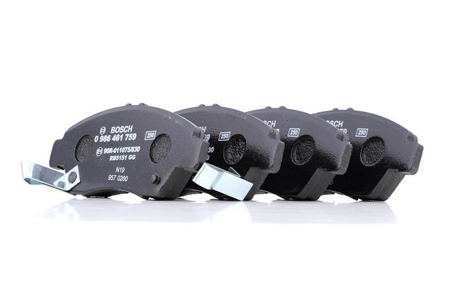 BOSCH 0 986 461 759 Pastillas de freno Honda Civic VI traseras y delanteras