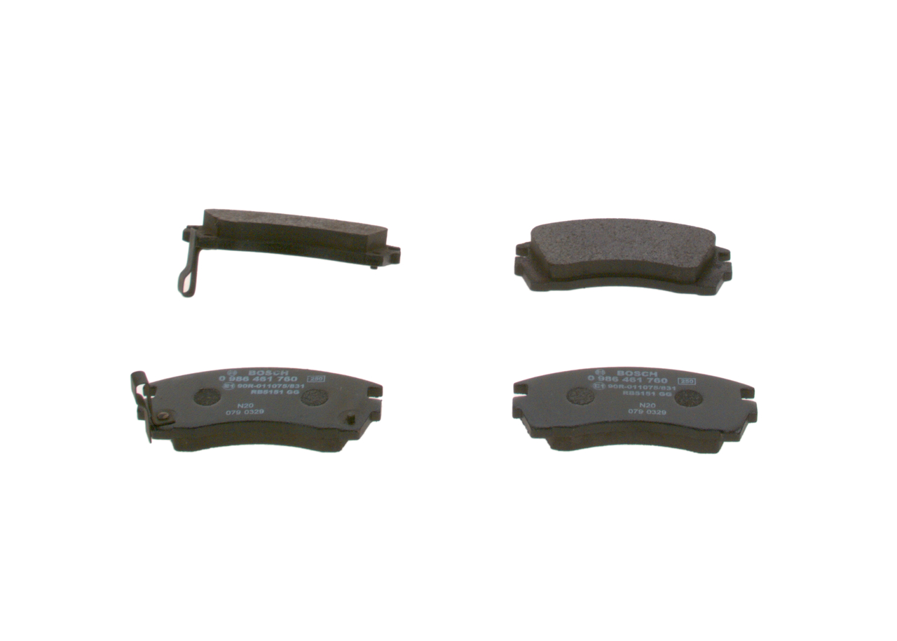 BOSCH Bremsbeläge 0 986 461 760