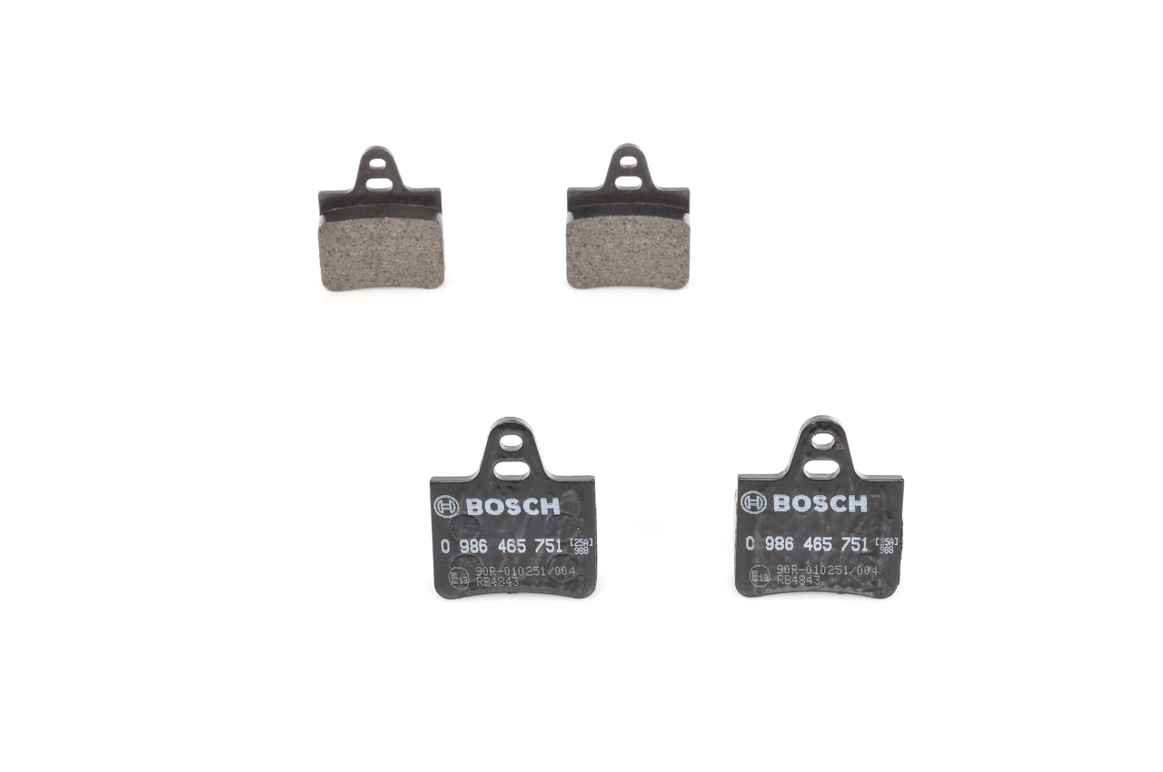 BOSCH 0 986 465 751 komplet zavornih oblog, ploscne (kolutne) zavore CITROËN BX Hatchback