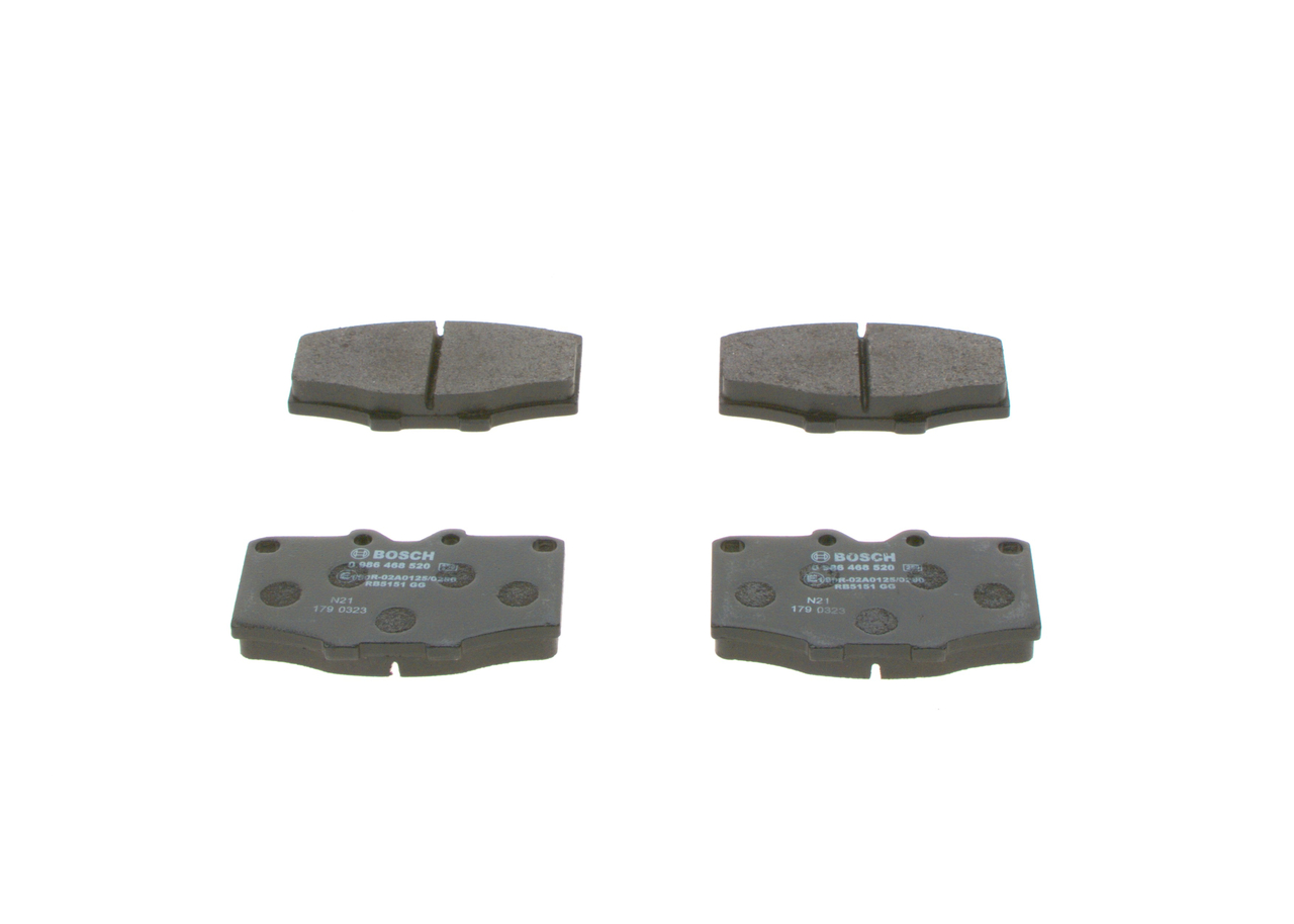 BOSCH 0 986 468 520 Pastillas de freno TOYOTA Land Cruiser Todo terreno, abierta (FJ40) precio
