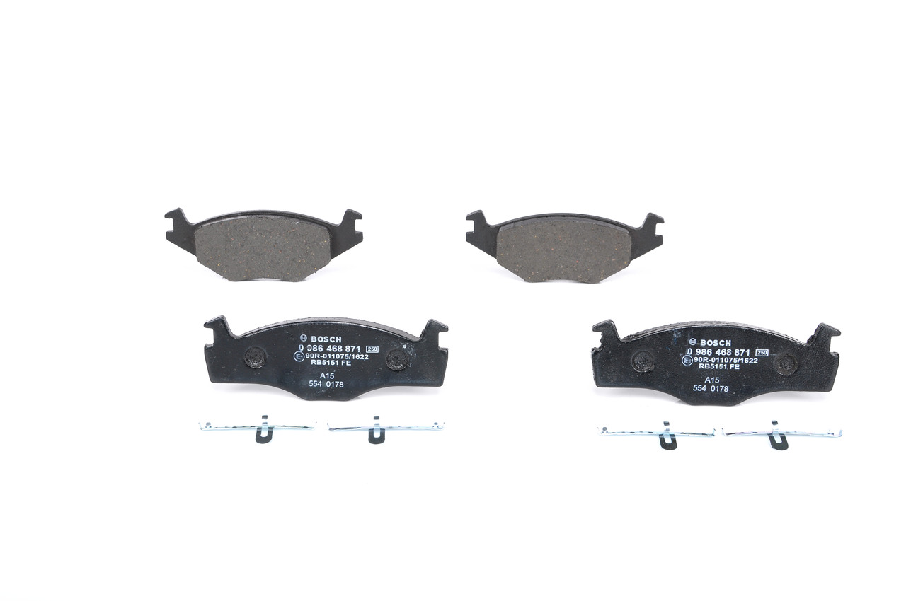 BOSCH 0 986 468 871 stabdžiu kaladėlės Seat Cordoba 6K1
