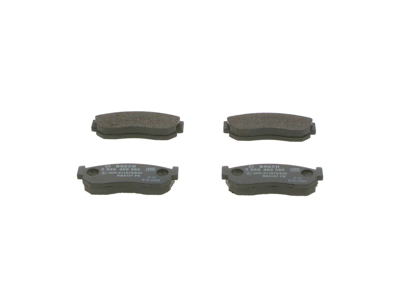 BOSCH Jarrupalat, levyjarru 0 986 469 580