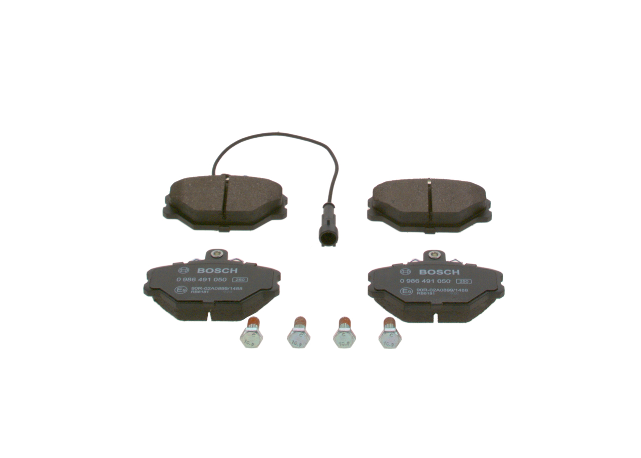BOSCH Kit pastiglie freni 0 986 491 050