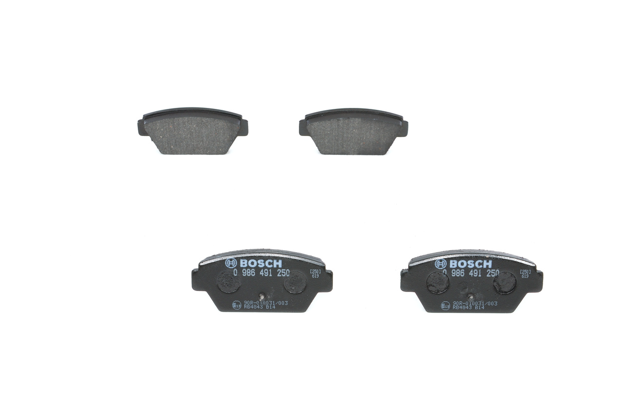 BOSCH Jarrupalat, levyjarru 0 986 491 250