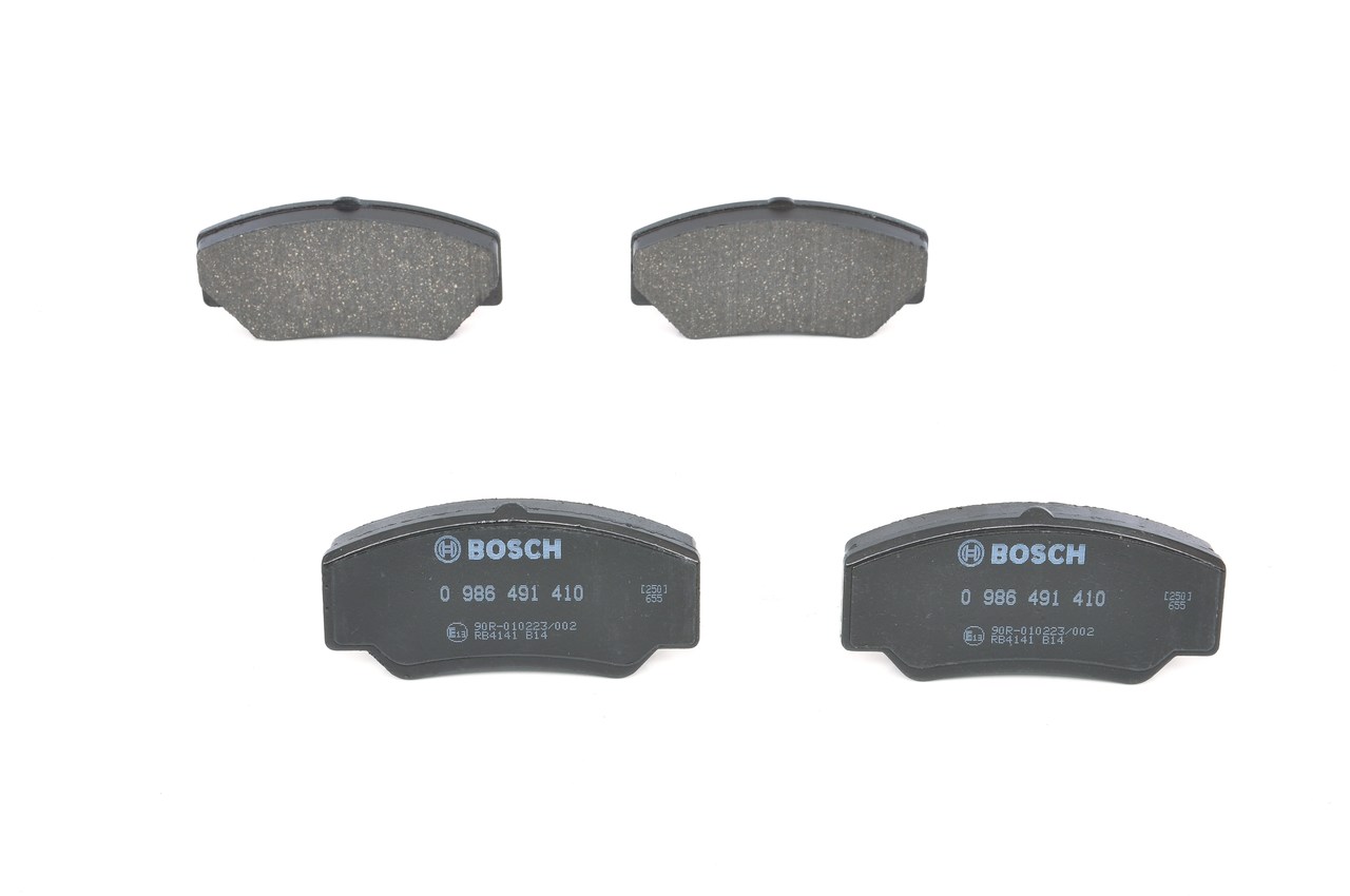 BOSCH Plaquettes de frein 0 986 491 410