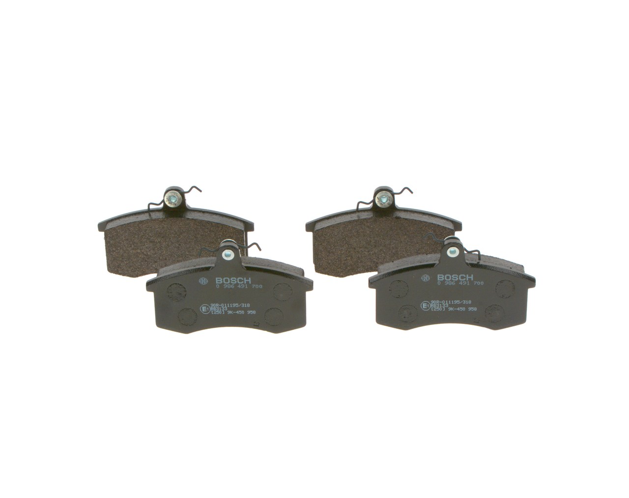 BOSCH Bremseklosser 0 986 491 700