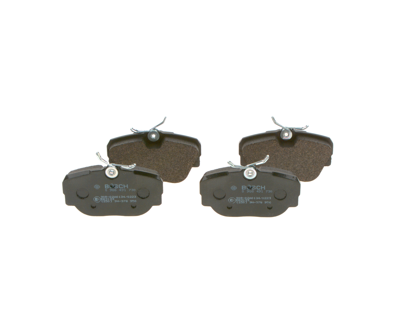BOSCH Pastilhas de travão 0 986 491 730
