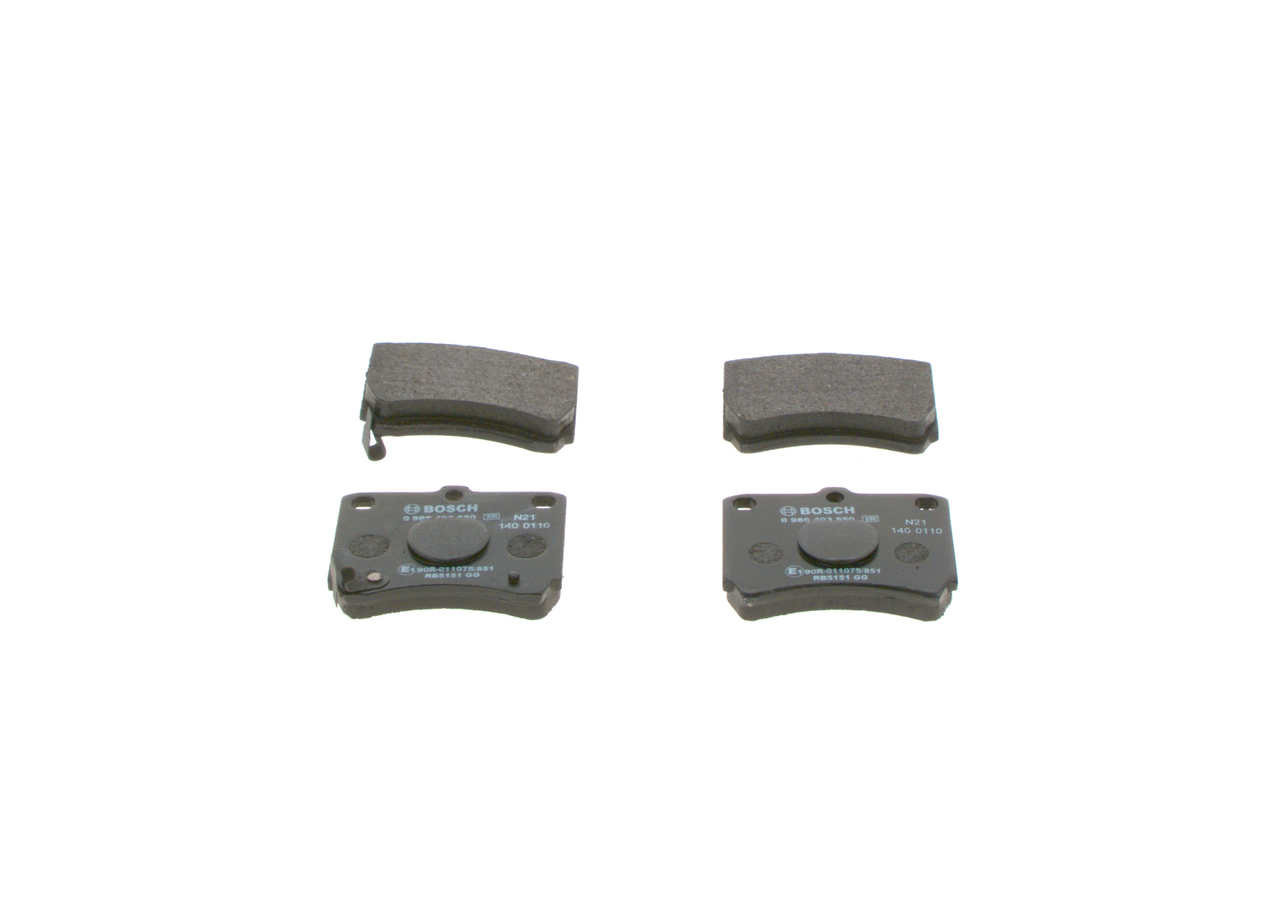BOSCH Brake pad set 0 986 493 550