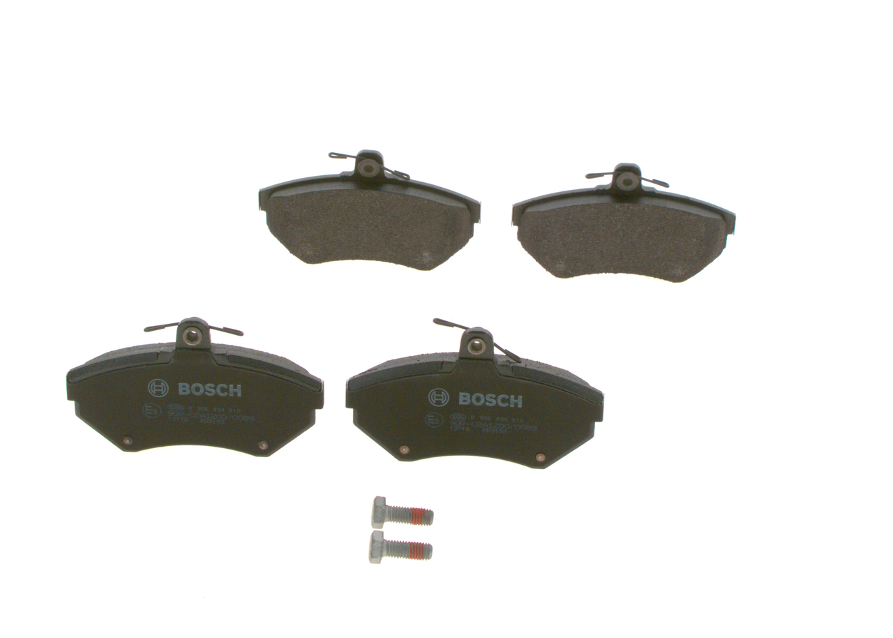 BOSCH 0 986 494 010 stabdžiu kaladėlės VW Passat B2 Hatchback (32B)