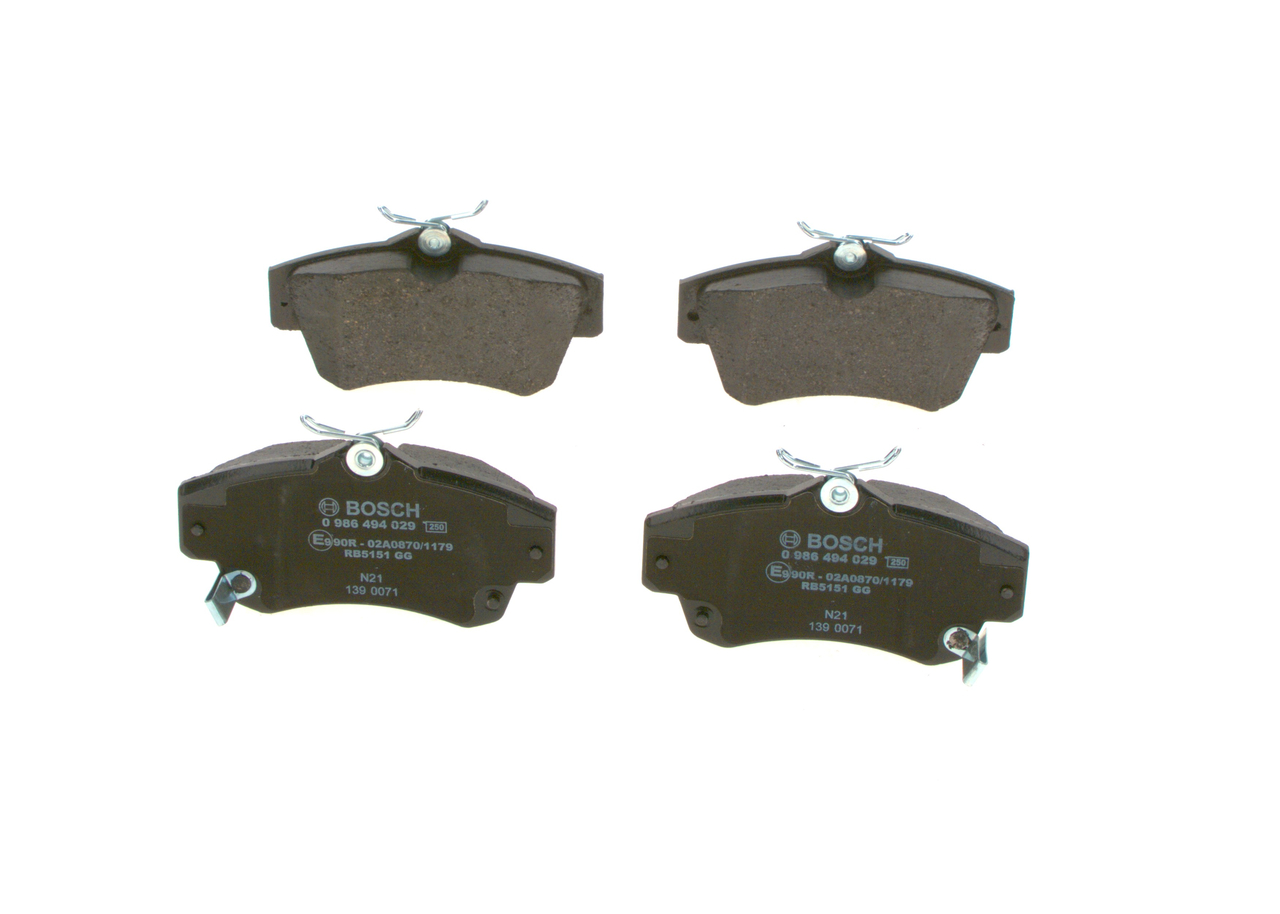 BOSCH Bremseklodser 0 986 494 029