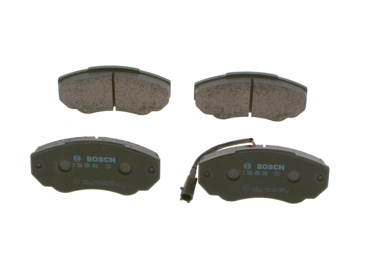 BOSCH 0986494048 Bremseklosser Fiat DUCATO 2001