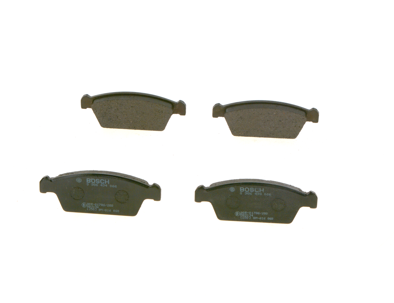 BOSCH 0 986 494 066 Bromsbeläggsats Tico Hatchback 0.8 Bensin 48 hk 1995 pris