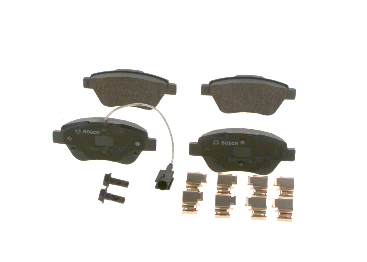 BOSCH 0 986 494 070 Disc pads Alfa Romeo MiTo 955 0.9 TwinAir (955AXY1B, 955AXZ1B) Petrol 101 hp 2016 price