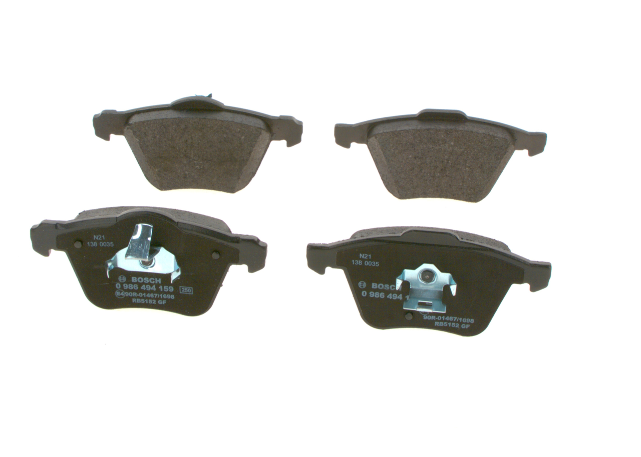BOSCH Plaquettes de frein 0 986 494 159